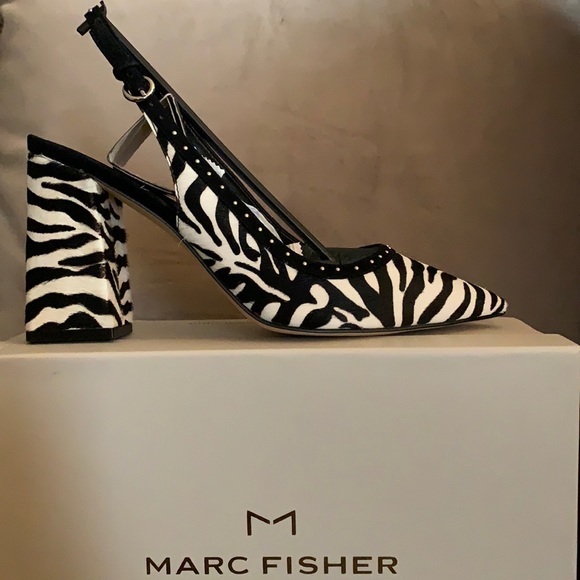 Marc Fisher Shoes - NEW Marc Fisher LTD Joily Calf Hair Slingback …